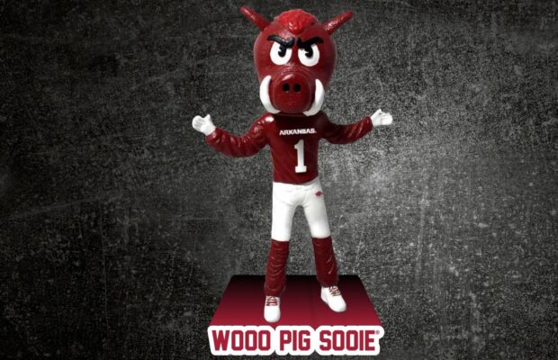 Arkansas Razorbacks “Wooo Pig Sooie” Bobblehead